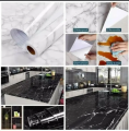 Self Adhesive Marble Sheet Sticker 60cm x 200cm Waterproof Oilproof PVC for Kitchen. 