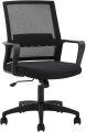 Home Office Chair Ergonomic Desk Chair Mid-Back Mesh Computer Chair Lumbar Support Comfortable Executive Adjustable Rolling Swivel Task Chair with Armrests,Black. 