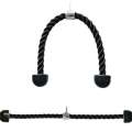 Bicep training tension gym accessories single humeral compression face pull handle double head rope. 
