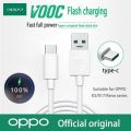 2020RENO OPPO A9 2020 SUPER VOOC TYPE-C DATA CABLE 3.0 CHARGING ORIGINAL FOR OPPO Find X / R17 / R17 Pro (10V/5A). 