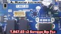 Original T.R67.03.V3 Universal LCD LED TV Mother Board With Remote For All Lcd’s. 