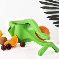 Manual Juice Squeezer Plastic Hand Pressure Juicer Pomegranate Orange Lemon Sugar Cane Juice Fresh Juice Kitchen Fruit Tool (Color : Green). 