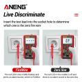 【linfang store】（NEW）ANENG M118A Digital Mini Multimeter Tester Auto Mmultimetro True Rms Tranistor with NCV Data Flashlights. 