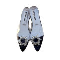 Women’s Transparent Flat Shoes Comfortable Casual Slip-On Footwear for Daily Wear Black. 