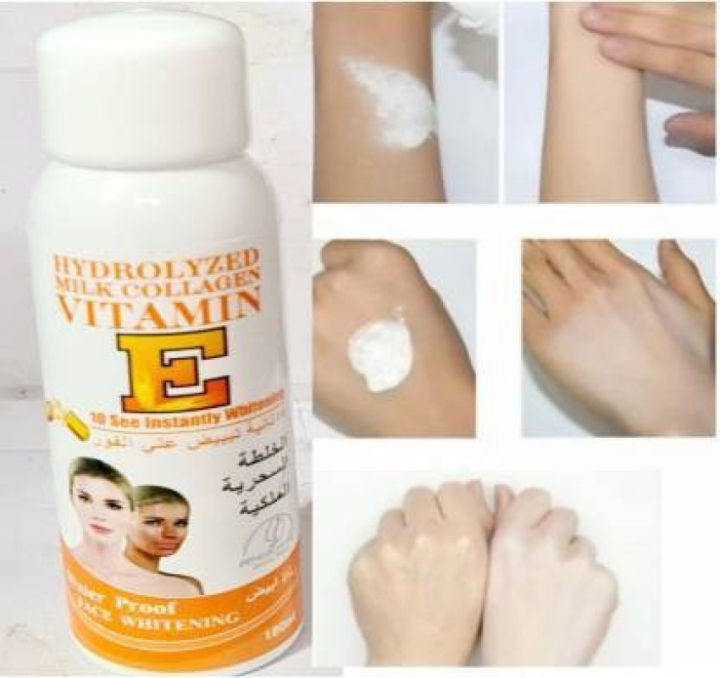Wokalii Hydrolyzed milk collagen instant vitamin e whitening spray