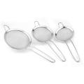 Pack of 3 High Quality Stainless Steel Tea Stainer Set strainer. 