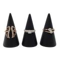 Wooden Ring Holder Display Cone Rack Finger Ring Jewelry Stand Storage Organizer Lonni. 