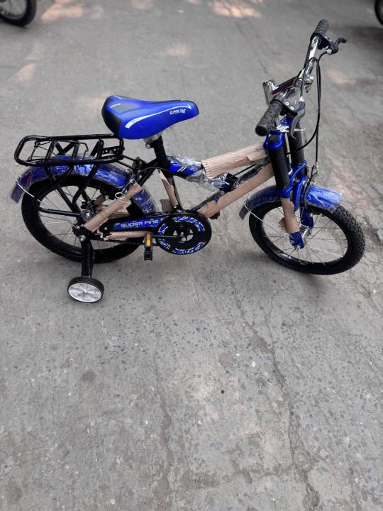 16%20Inches%20Deluxe%20BMX%20Cycle%20With%20Supporting%20Wheels%20Double%20Fork%20(Chimtta)%20Heavy%20Material%20-%20Image%204