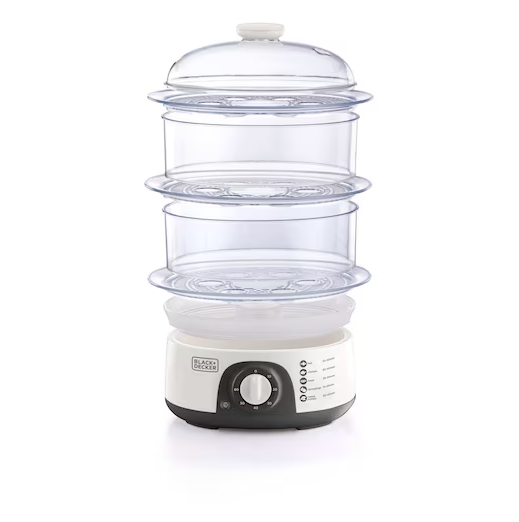 Black & Decker 3 Tier Food Steamer HS6000 - 775 Watts
