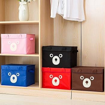 Toy Storage, Collapsible Chest Box Toys Organizer with Lid for Kids  Playroom, Baby Clothing, Children Books, Stuffed Animal, Gift Baskets