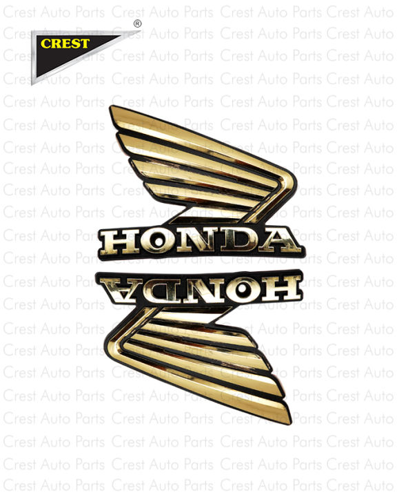 EMBLEM / MONOGRAM FUEL TANK HONDA CDI70 PRIME PLUS QUALITY (BOX PACK) 93 TILL CURRENT MODELS
