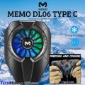 MEMO DLO5 / DL01 / DL06 / L01 / DL05-Tablet for Phone Radiator Phone Cooling Fan Case Cold Wind Handle Fan for PUBG Phone Cooler Phone Cooling Fan Case Semiconductor Cooling Mobile Phone Radiator with Colorful Lights. 