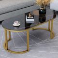 Tables Sofa Table Coffee Table End Table Metal Durable Chrome legs Easy to Assemble Side Tables Living Room Bedroom Hallway tables Coffee Side Table Home Office funiture. 