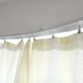 10Pcs Shower Curtain Clips Bathroom Drape Hook Hanger Clamps Accessories. 
