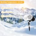 Christmas Projector Lights, Snowflake Projector Lights Christmas LED Lights, Moving Rotating Snowstorm with Remote Control Timer, Indoor/Outdoor Waterproof for Halloween Christmas Party Decoration uk import. 