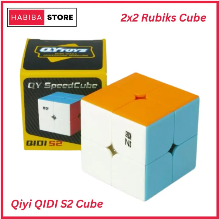 Original Rubiks Cube 2x2 Stickerless Best Quality Fast Speedy Magic Rubik Speed Cube Educational Puzzle Toys