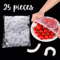 Disposable Food Cover Plastic Wrap Elastic Food Lids For Fruit Bowls Cup Cap Storage Kitchen Fresh Keeping Saver Bag. 
