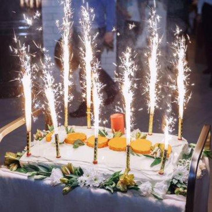 Pack of 6 - [A-N-A-R] Candles For Birthday Cake