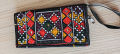 PURSE Handbag For Women Girls with Shoulder Strap Pakistani Traditional Cultural Party Wear Bag  Hand Sindhi Balochi Pashtun Multicolor Embroidery & Sequins Pakistani Traditional Hand Made Bag Purse Clutch Embroidered Mirror Work for Gi. 