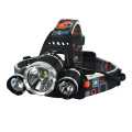 Powerful Waterproof Emergency Lights 3x Cree T6 USb Zoom Head Lamp Faros COB led Headlamp. 