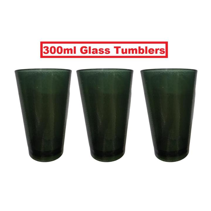 PACK%20OF%206%20Pcs%20Self%20Designed%20Glass%20Tumblers%20made%20By%20FOOD%20GRADE%20Polystyrene%20-%20300ML%20-%20Image%203