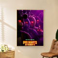 Fnaf F-Five-Aights-At-Freddys Anime Poster Anime Posters Sticky Whitepaper Sticker DIY Room Bar Cafe Kawaii Room Decor. 