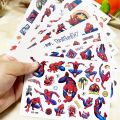 1Pcs Marvel Spiderman Tattoo Stickers Anime Spider-Man Cartoon Tattoo Sticker Kids Birthday Party Gives Gifts Body Art. 