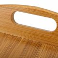 Set of 3 Bamboo Wooden Multipurpose Tray with handles for Serving Breakfast, Food, Refreshment (Set of 3 Different Sized Trays). 