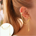 Flower Leaf Stud Ear Cuff Clip On Earings For Girls Stylish Ear Rings New jewellery for girls. 