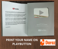 Silver Color Play Button. 