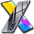 For Samsung Galaxy M52 5G Back Cover Shockproof Transparent Soft TPU Silicone Protector Phone Case with Shock Absorption Bumper Corners. 
