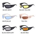 Moon Designed Rectangular Sunglasses Unisex Outdoor Cycling Goggles Hip Pop Punk Y2K Sun Glasses UV400 Oculos Lunette De Soleil. 