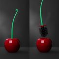 Toilet Brush And Holder Creative Cherry Shape WC Toilet Cleaning For Bathroom Lavatory Long Handle Toilet Bowl Brush. 