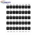 Push Button Icon Labels English Print Complete Labels Touch Switch Lcon Stickers. 