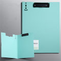 Hard Cover File Folder Easy to Carry A4 Size Multi-Functional Clipboard File Cover for Office Supplies School Stationery. 