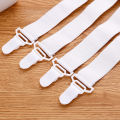 4Pcs/Set Nylon Elastic Band Bed Sheet Fix Buckle Strong Plastic Clips Holder Bed Sheets Fasteners Clip RE. 