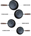 Fry Pan | Non Stick Fry Pan | Premium Quality Wooden Handle |Fry Pan with Export Quality Wooden Handle | Best Quality | Non Stick Fry Pan 14cm 16 cm 18 cm 20cm 22cm 24cm 26cm 28cm 30 cm. 
