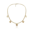 Cute Small Butterfly Necklaces for Women Vintage Bohemian Simple Choker Necklace on Neck Gold Chain Fashion Jewelry Gift. 