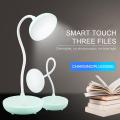 1pcs USB Charging 3 Modes Dimming Table Lamp Studying light create a peaceful atmosphere. 