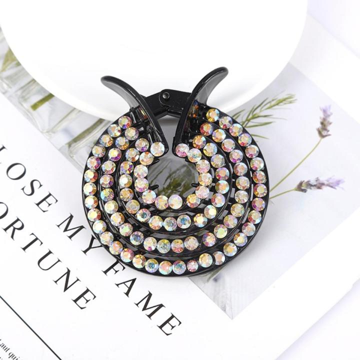 New Fashion Hair kachar for Girls Nest Expanding Bling Rhinestone Ladies Hair clip for Girls Hair accessories