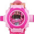 Barbi-e Projector Light Digital Watch For Kids, Kids Projector Wrist Watch 24 Images Increase your child mind creativity  through these images. 