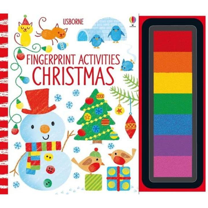 Fingerprint Activities Christmas Hardcover
