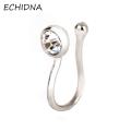 Fashion No-piercing Ear Lip Hoop Ring Women Chic Fake Nose Clip Jewelry. 