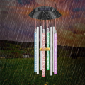 Wind Chimes Solar Powered Induction Glowing Wind Chime Indoor Outdoor Waterproof Wind Bell Hanging Decoration. 