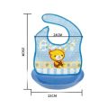 Baby Feeding Bib Waterproof Baby Bib With Catcher Plastic Bibs Eating Meal Pocket Detachable. 