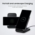 100%Original Samsung 15W Wireless Charger Stand Fast Qi Charge EP-N5200 For Samsung Galaxy S21 S20 NOTE 10 NOTE 10+ For Galaxy Devices and iOS 14 13 12 Plus X XS XS Max XR 8 Plus. 