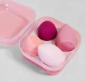 Makeup Sponge Puff Blender With 4 in 1 Storage Box Beauty Blender Puff for Girls Multicolour. 