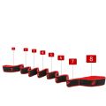 Yoga Pull Strap Belt Polyester Latex Elastic Latin Dance Stretching Loop Pilates Resistance Bands Gym Fitness Exercise Equipment. 