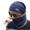 New Stylish Winter Hats, Ladies And Gents Hot Knitted caps and Neck Warmer Mask 2 in 1 Scarf Beanie for Kids, Boys & Girls / UNISEX Double Layer Hat and Neck Warmer For Mens And Womens. 