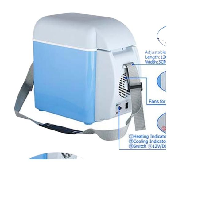 6L Mini Car Refrigerators Fridge 2 in 1 Cooler Warmer Icebox 12V Travel Portable Electric Cooler Box Freezer with 4 holes Stand